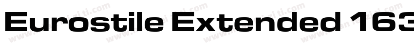 Eurostile Extended 16303字体转换